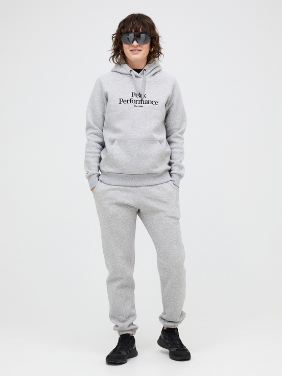 Grey Women Peak Performance Original Hoodie | US-VBNSW7860