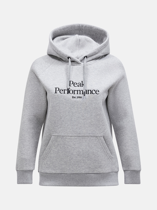 Grey Women Peak Performance Original Hoodie | US-VBNSW7860