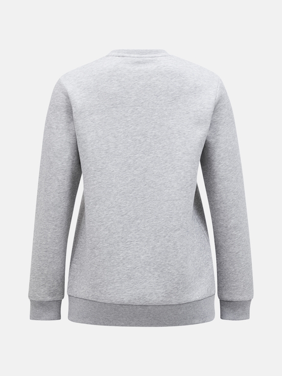 Grey Women Peak Performance Original Small Logo Crew Sweatshirt | US-GJEKP1902