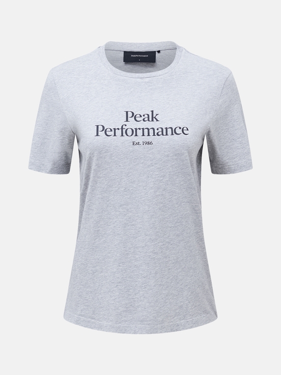 Grey Women Peak Performance Original T-shirt | US-NRLQU9037