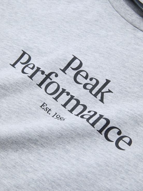 Grey Women Peak Performance Original T-shirt | US-NRLQU9037