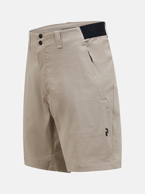 Khaki Men Peak Performance Commuter Shorts | US-PQKNB9640