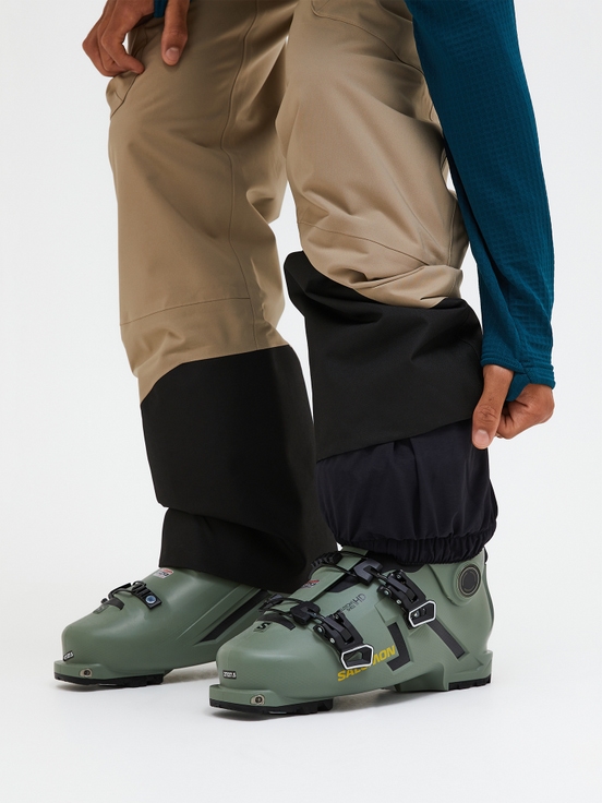 Khaki Men Peak Performance Edge 2l Insulated Shell Ski Pants | US-SDVKA3186