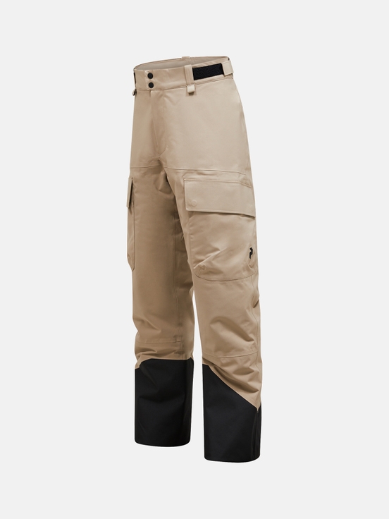 Khaki Men Peak Performance Edge 2l Insulated Shell Ski Pants | US-SDVKA3186