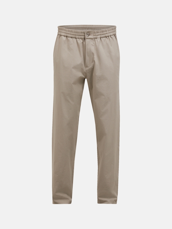 Khaki Men Peak Performance Stretch Drawstring Pants | US-XVWUP5143