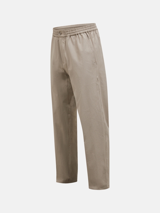 Khaki Men Peak Performance Stretch Drawstring Pants | US-XVWUP5143