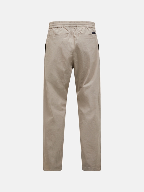 Khaki Men Peak Performance Stretch Drawstring Pants | US-XVWUP5143