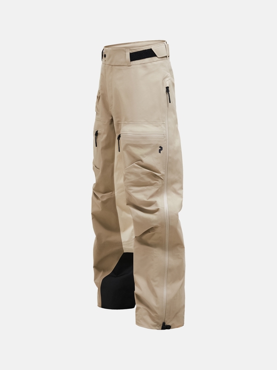 Khaki Men Peak Performance Vislight Gore-tex C-knit 3l Shell Ski Pants | US-GFCNS1273