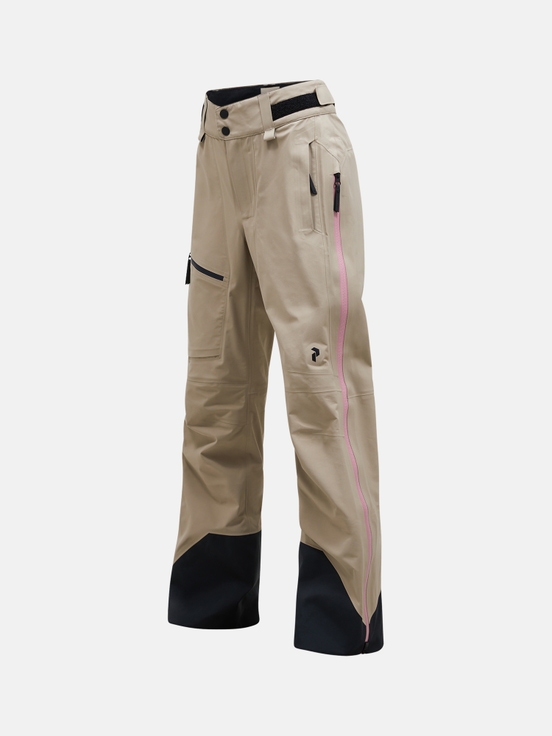 Khaki Women Peak Performance Alpine Gore-tex 3l Shell Ski Pants | US-URFGK9587