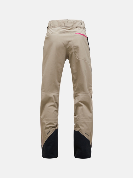 Khaki Women Peak Performance Alpine Gore-tex 3l Shell Ski Pants | US-URFGK9587