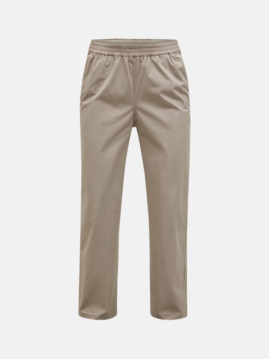 Khaki Women Peak Performance Woven Stretch Pants | US-RLTPJ0634