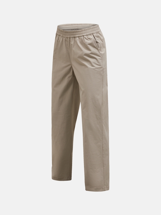 Khaki Women Peak Performance Woven Stretch Pants | US-RLTPJ0634