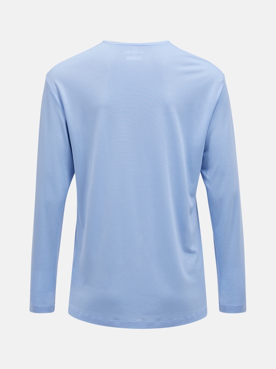 Light Blue Men Peak Performance Polartec® Delta™ Longsleeve T-shirt | US-RGLVH0739