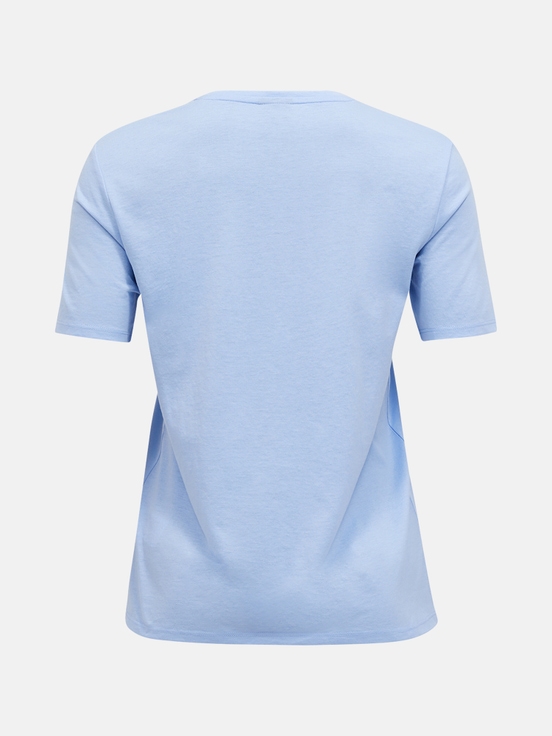 Light Blue Women Peak Performance Explore Graphic T-shirt | US-ENSPZ5329