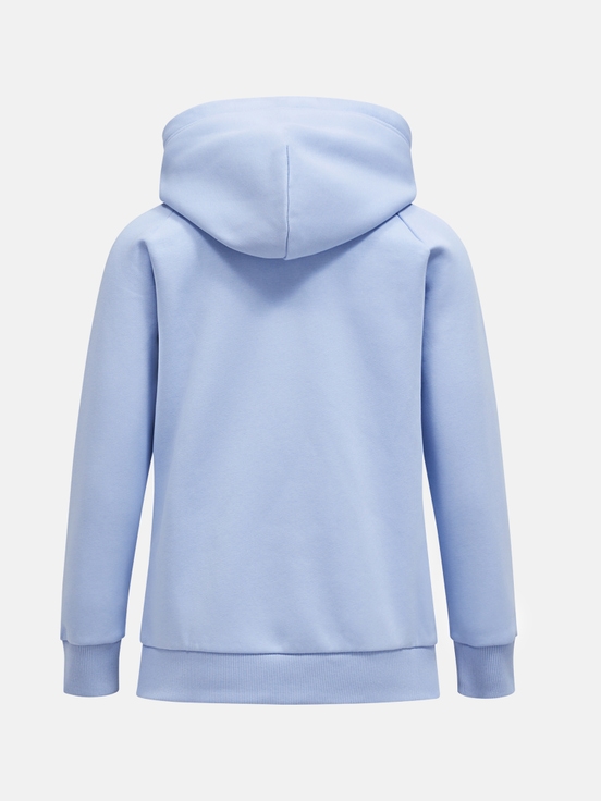 Light Blue Women Peak Performance Original Hoodie | US-LQNYM2680