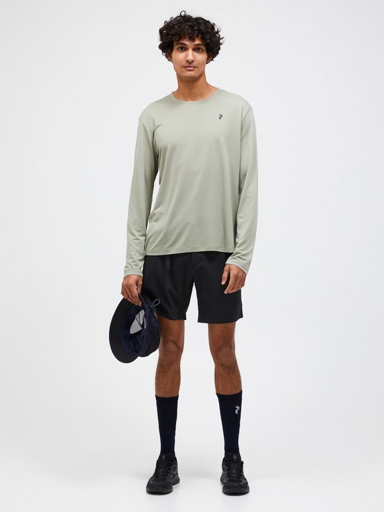 Light Green Men Peak Performance Polartec® Delta™ Longsleeve T-shirt | US-VISAC7259