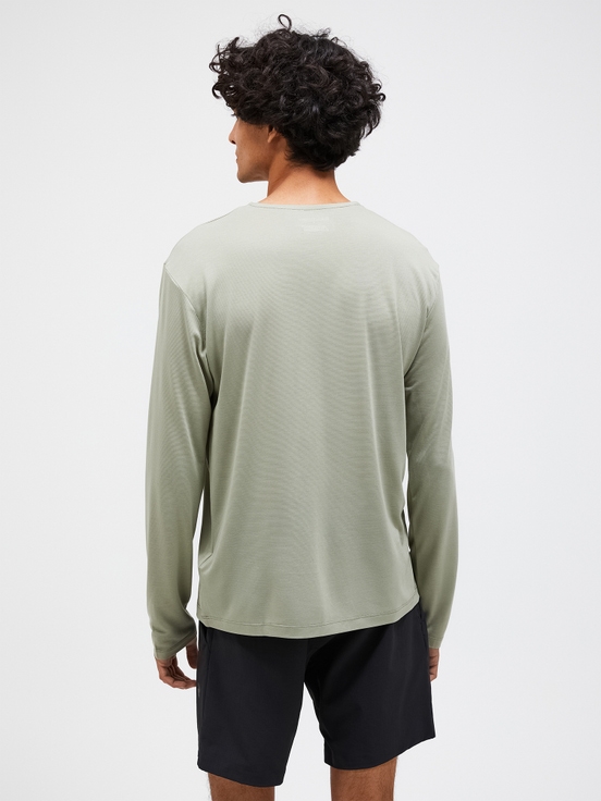 Light Green Men Peak Performance Polartec® Delta™ Longsleeve T-shirt | US-VISAC7259