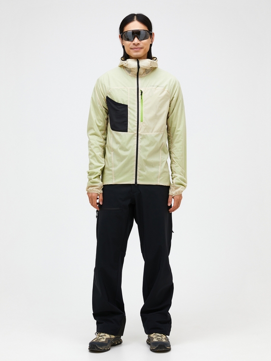 Light Green Men Peak Performance Vislight Polartec® Alpha™ Insulated Wind Jacket | US-XHNJT0594