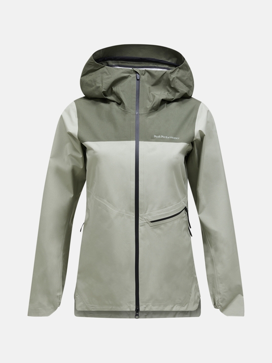 Light Green Women Peak Performance Commuter Gore-tex 2.5l Paclite Shell Jacket | US-VTDCQ0271