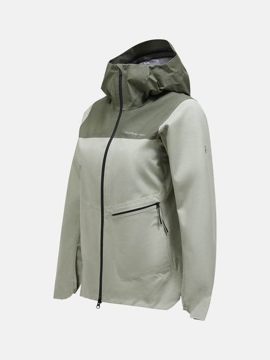 Light Green Women Peak Performance Commuter Gore-tex 2.5l Paclite Shell Jacket | US-VTDCQ0271