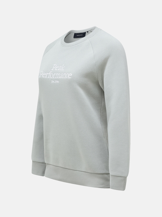 Light Green Women Peak Performance Original Crew Sweatshirt | US-UAJCT8176