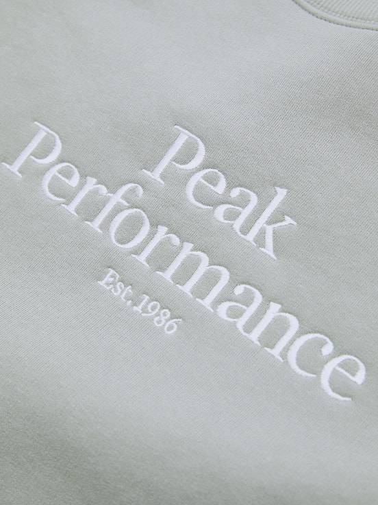 Light Green Women Peak Performance Original Crew Sweatshirt | US-UAJCT8176