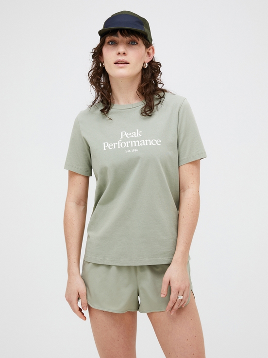 Light Green Women Peak Performance Original T-shirt | US-XEHBY9054