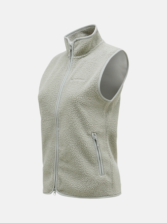 Light Green Women Peak Performance Pile Vest | US-ADREK9147