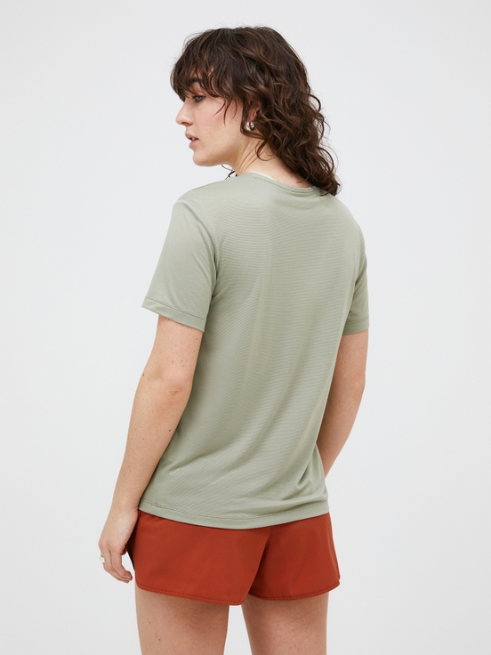 Light Green Women Peak Performance Polartec® Delta™ Shortsleeve T-shirt | US-ACVOU4195