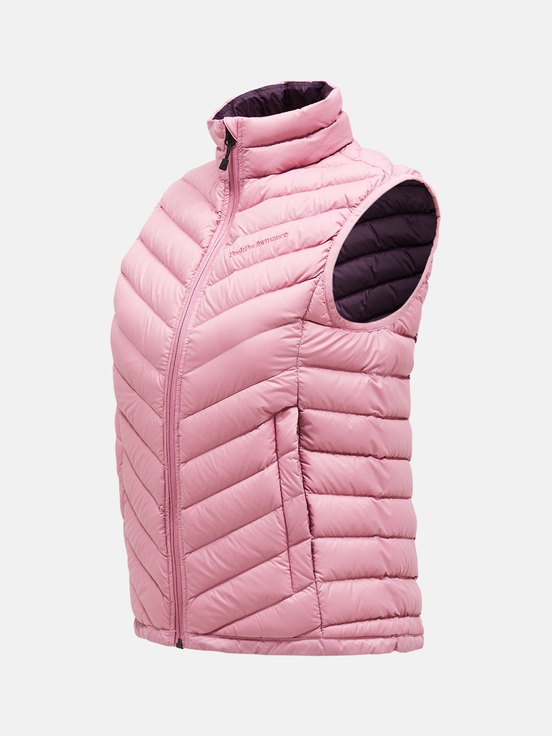 Light Pink Women Peak Performance Frost Down Vest | US-SFWMP8491