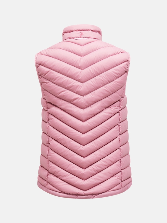 Light Pink Women Peak Performance Frost Down Vest | US-SFWMP8491