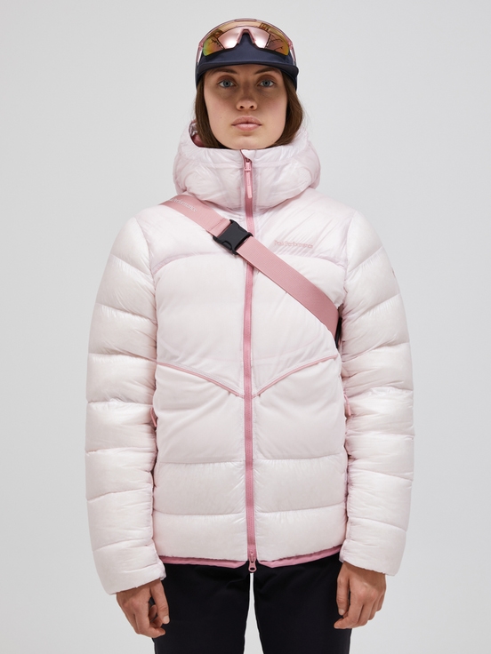 Light Pink Women Peak Performance Minus Degree Down Puffer Ski Jacket | US-GBRWJ2506