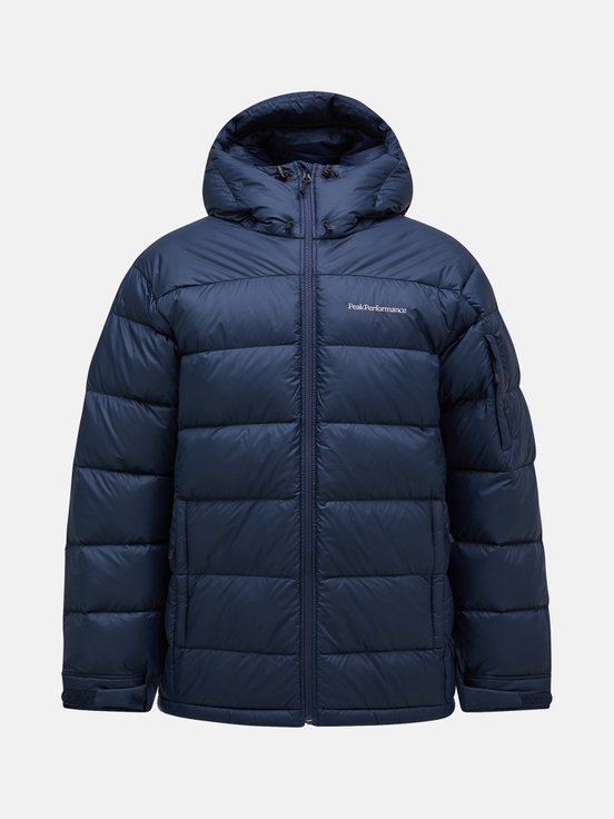 Navy Men Peak Performance Frost Down Jacket | US-KEJPN1548