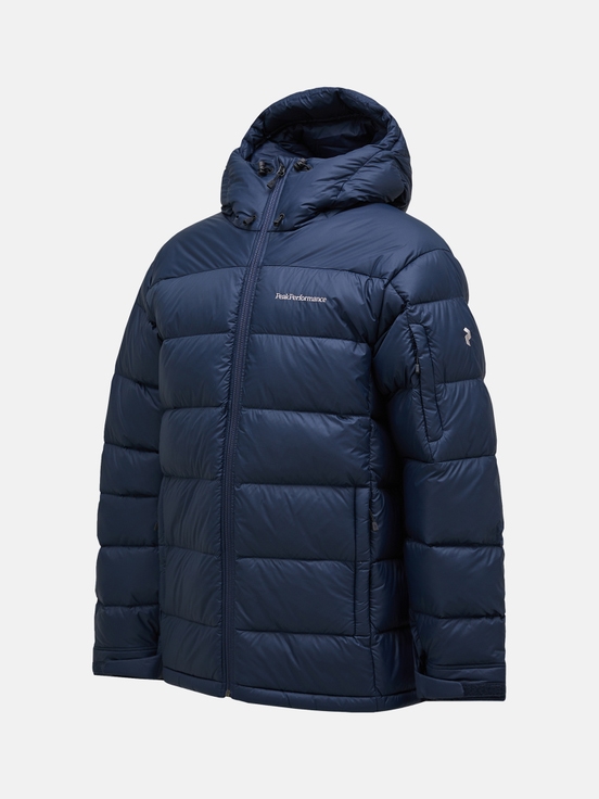 Navy Men Peak Performance Frost Down Jacket | US-KEJPN1548