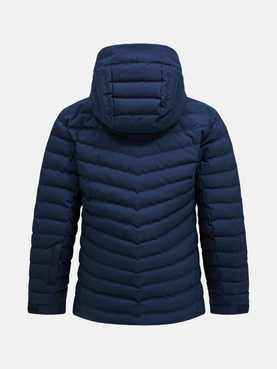 Navy Men Peak Performance Frost Down Ski Jacket | US-FJYRD5837