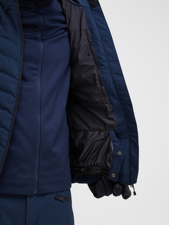 Navy Men Peak Performance Frost Down Ski Jacket | US-FJYRD5837