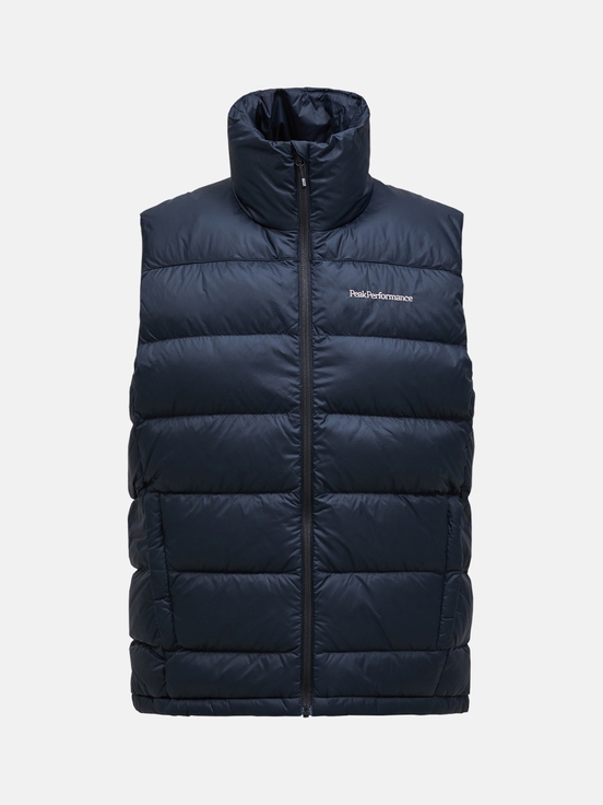 Navy Men Peak Performance Frost Explorer Vest | US-EWGJC1407