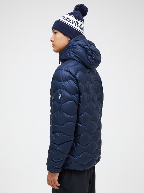 Navy Men Peak Performance Helium Hood Down Jacket | US-INEPW3201