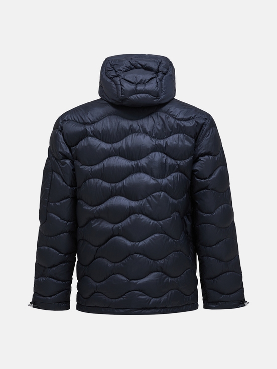 Navy Men Peak Performance Helium Utility Hood Down Jacket | US-OSVQA4380