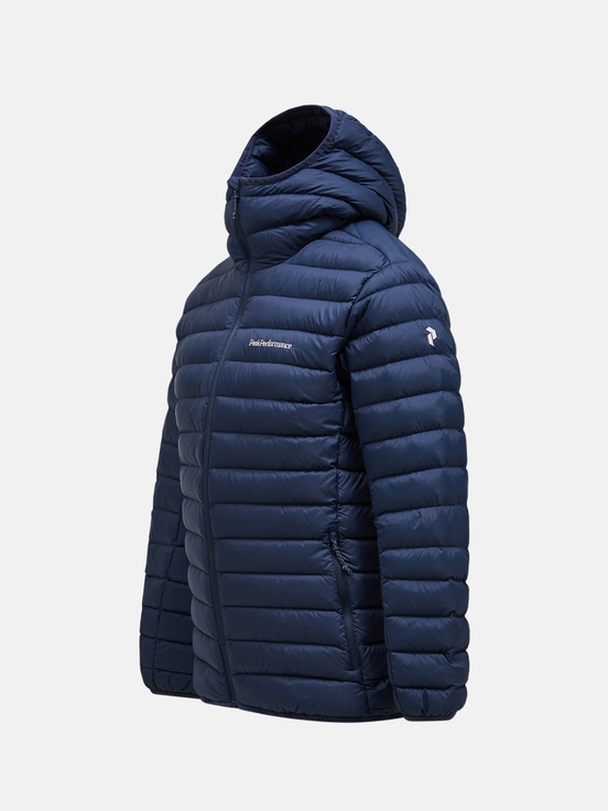 Navy Men Peak Performance Liner Hood Down Jacket | US-AEPVY8304