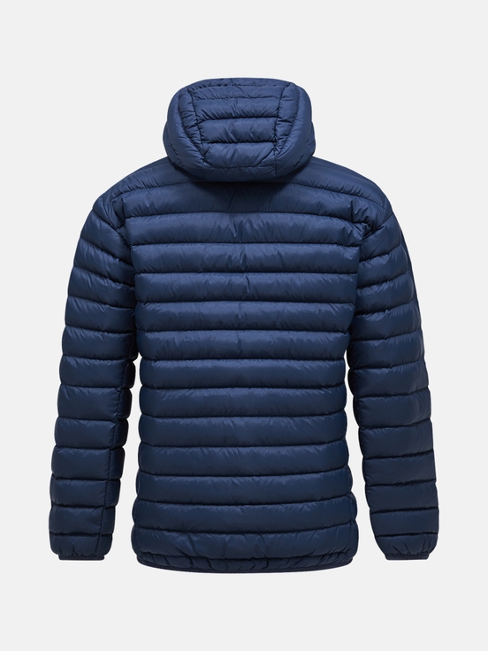 Navy Men Peak Performance Liner Hood Down Jacket | US-AEPVY8304