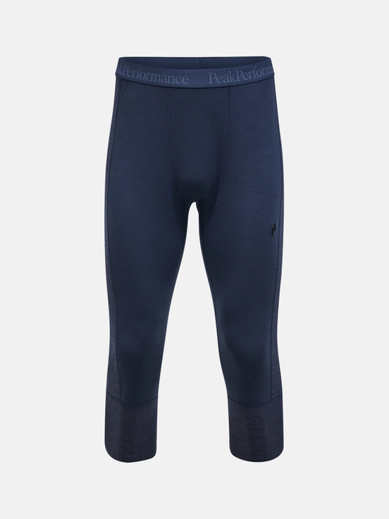 Navy Men Peak Performance Magic 3/4 Long Johns Base Layer Pants | US-WMILE8421