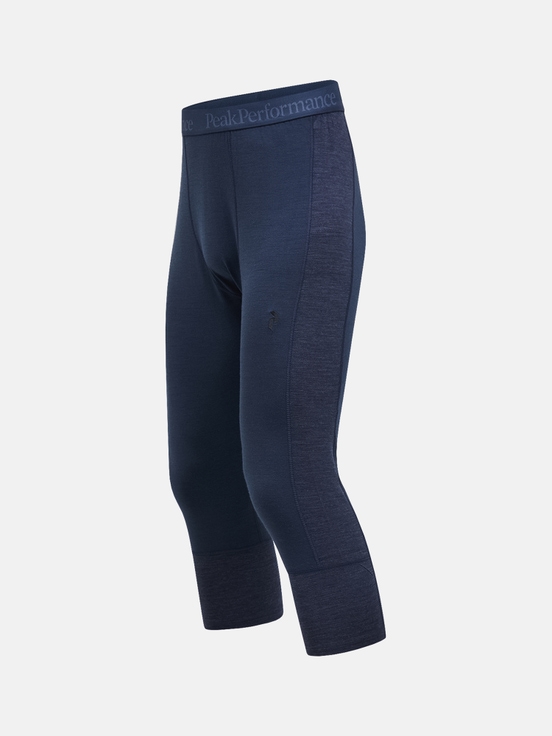 Navy Men Peak Performance Magic 3/4 Long Johns Base Layer Pants | US-WMILE8421