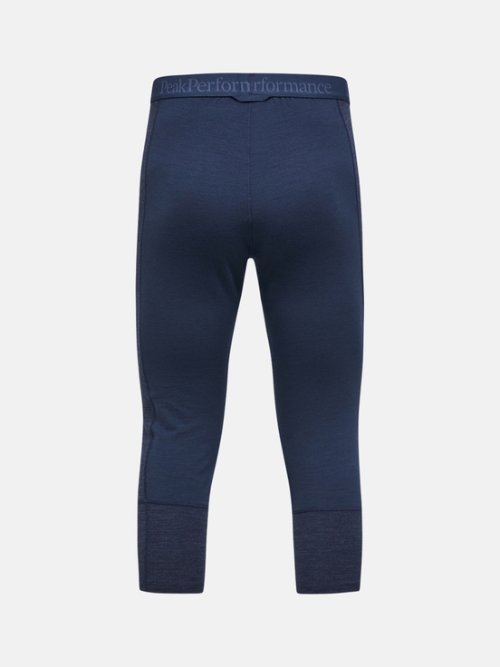 Navy Men Peak Performance Magic 3/4 Long Johns Base Layer Pants | US-WMILE8421