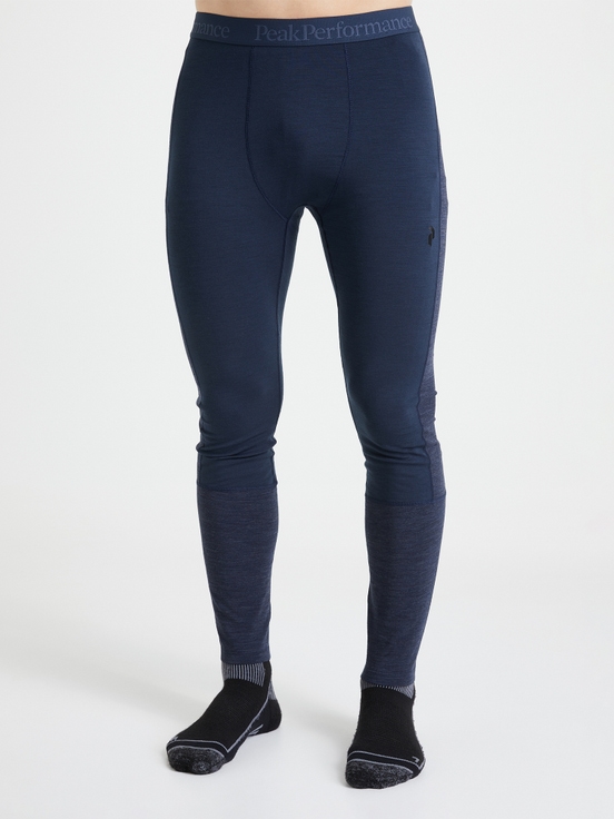 Navy Men Peak Performance Magic 7/8 Long Johns Base Layer Pants | US-AXENZ9687