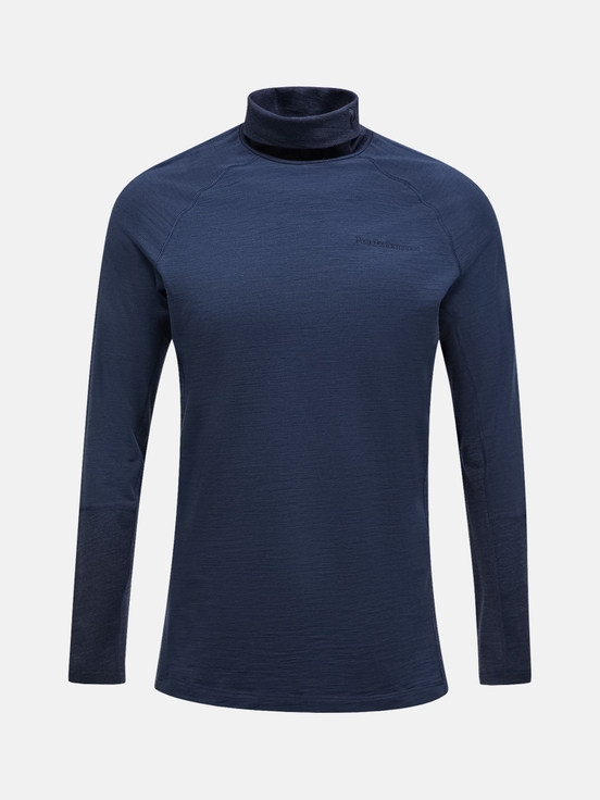 Navy Men Peak Performance Magic Rollneck Base Layer | US-APBTI9765