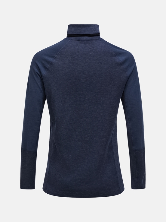 Navy Men Peak Performance Magic Rollneck Base Layer | US-APBTI9765