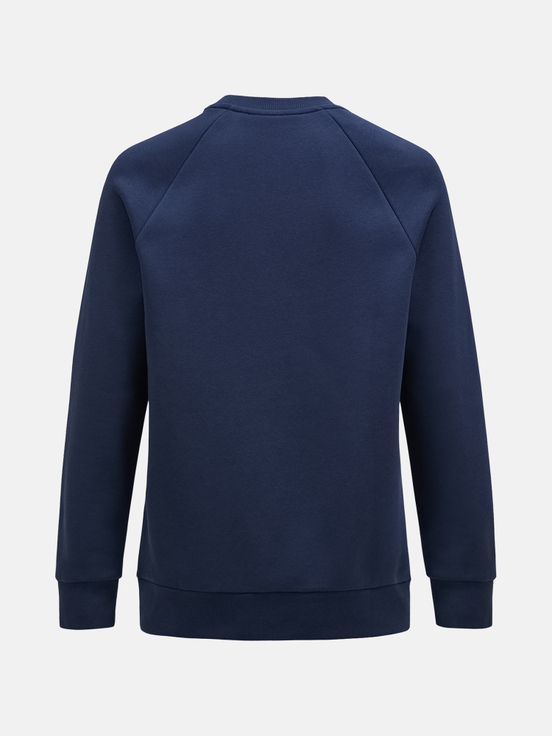 Navy Men Peak Performance Original Crew Sweatshirt | US-ZGSKN4692