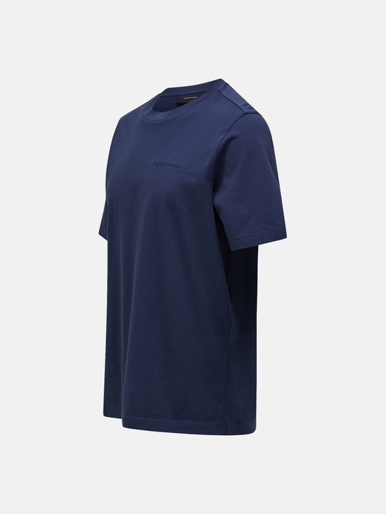 Navy Men Peak Performance Original Small Logo T-shirt | US-MGRSU3280