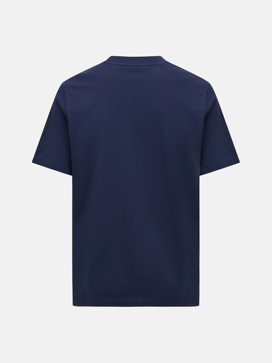 Navy Men Peak Performance Original Small Logo T-shirt | US-MGRSU3280